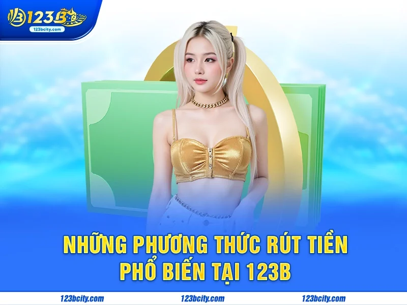 Những phương thức rút tiền phổ biến tại 123b